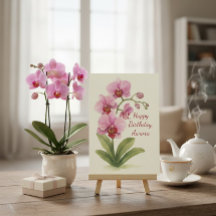 Individuelle Name Vintage Aquarellfarben Geburtsta