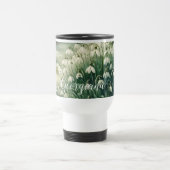 Individuelle Name Vintage Wasserfarben Reisebecher (Mittel)