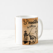 Individuelle Name Vintager Vater mit Meldung Kaffeetasse (VorderseiteRechts)