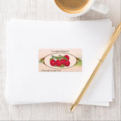 Individuelle Name Vintages Lebensmitteletikett Adressaufkleber (Insitu)