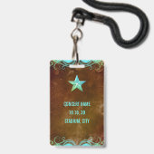 individuelle Name VIP All Access Pass Konzert Abze Ausweis (Rückseite mit Lanyard)