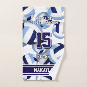 Individuelle Name Volleyball Badhandtuch Set
