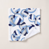 Individuelle Name Volleyball Badhandtuch Set (Waschlappen)
