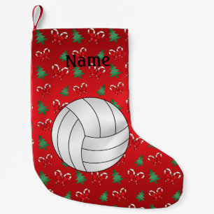 Individuelle Name-Volleyball Kleiner Weihnachtsstrumpf