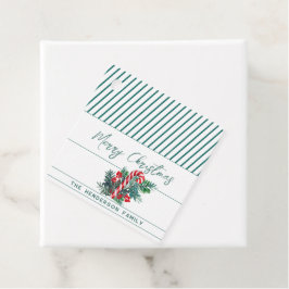 Individuelle Name von und nach | Candy Cane Weihna Geschenkanhänger