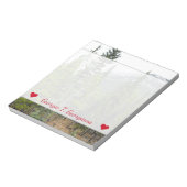 Individuelle Name + Wälder und Bergkuppel Notizblock (Rotiert)