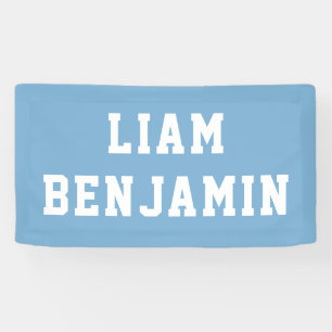 Individuelle Name Wall Art Personalisiert Baby Boy Banner
