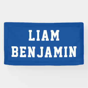 Individuelle Name Wall Art Personalisiertes Kinder Banner