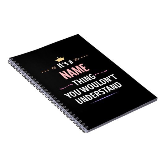 Individuelle Name, was du nicht verstehen würdest Notizblock (Rechte Seite)