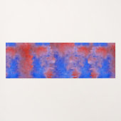 Individuelle Name Wasserfarbe Mandala Übung Yoga M Yogamatte (Rückseite (Horizontal))