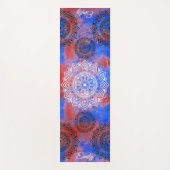 Individuelle Name Wasserfarbe Mandala Übung Yoga M Yogamatte (Vorderseite)