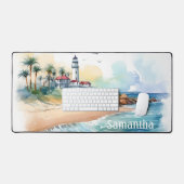 Individuelle Name Wasserfarbe Schreibtischunterlage (Tastatur & Maus)