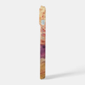 Individuelle Name Wasserfarben Kosmische Galaxie & iPhone 15 Hülle (Linke Seite)