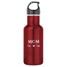 Individuelle Name Wasserflasche für die Mama Elega