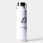 Individuelle Name Wasserflasche Trinkflasche (Vorne)