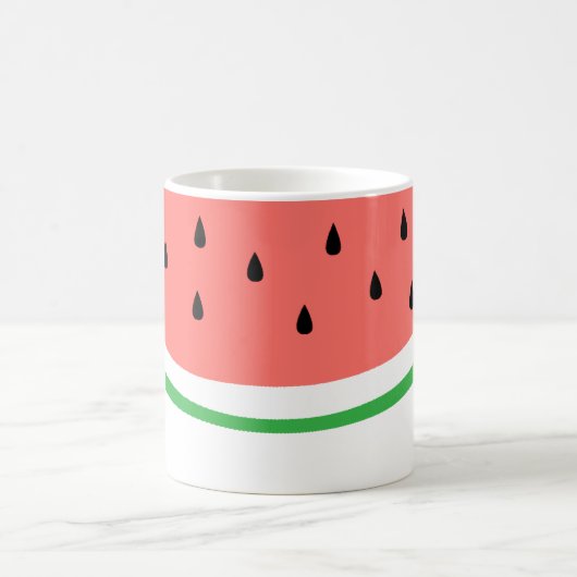individuelle Name Wassermelone Slice Kaffeetasse (Mittel)