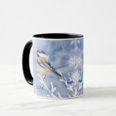 Individuelle Name Watercolor Tasse (Vorderseite Links)