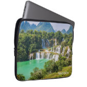 Individuelle Name Waterfall Notebook-Ärmel Laptopschutzhülle (Vorne Rechts)