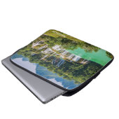 Individuelle Name Waterfall Notebook-Ärmel Laptopschutzhülle (Vorne Knopf)