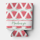 Individuelle Name Watermelon Slice Summer Dosenkühler (Vorderseite)