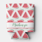 Individuelle Name Watermelon Slice Summer Dosenkühler (Rückseite)