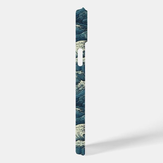 Individuelle Name Waves Muster Case-Mate iPhone Hülle (Rückseite / Rechts)