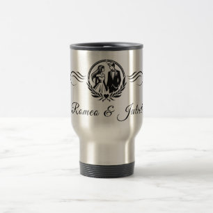 Individuelle Name Wedding Liebe signieren Reisen M Reisebecher
