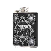 Individuelle Name Weightlift Zuhause Crossfit Gym Flachmann (Links)