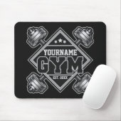Individuelle Name Weightlift Zuhause Crossfit Gym Mousepad (Mit Mouse)