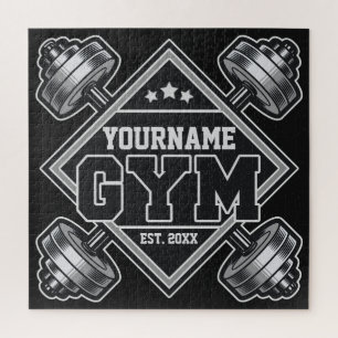 Individuelle Name Weightlift Zuhause Crossfit Gym Puzzle