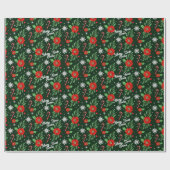 Individuelle Name Weihnachten Brillenfarben Wrappe Geschenkpapier (Flach)