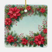 Individuelle Name Weihnachten Keramikornament (Rückseite)