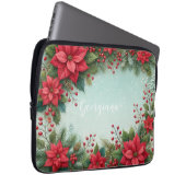 Individuelle Name Weihnachten Laptopschutzhülle (Vorne Rechts)