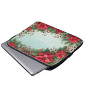 Individuelle Name Weihnachten Laptopschutzhülle (Vorne Knopf)