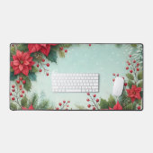 Individuelle Name Weihnachten Schreibtischunterlage (Tastatur & Maus)