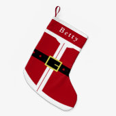 Individuelle Name Weihnachten Strumpf Weihnachtsge Kleiner Weihnachtsstrumpf (Vorderansicht (hängend))