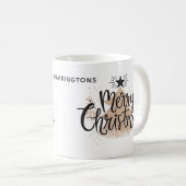 Individuelle Name Weihnachten Tasse (VorderseiteRechts)