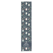 Individuelle Name Weihnachten Weihnachten Kurzer Tischläufer (Vorderseite)