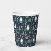 Individuelle Name Weihnachten Weihnachten Pappbecher (Rechts)