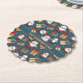 Individuelle Name Weihnachten Weihnachten Untersetzer (angewinkelt)