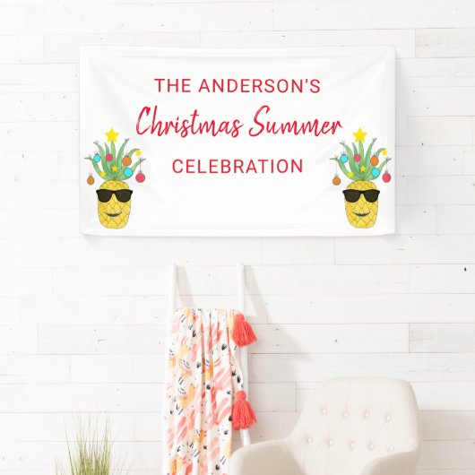 Individuelle Name Weihnachtsfeier Banner (Insitu)