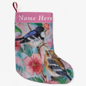 Individuelle Name Weihnachtsfeiertag Strumpf mit S Kleiner Weihnachtsstrumpf (Vorderseite)