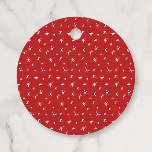 Individuelle Name Weihnachtsgeschenk-Tag Geschenkanhänger (Rückseite)