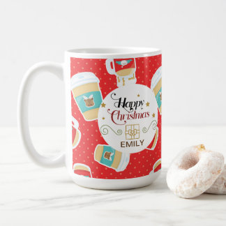 Individuelle Name Weihnachtsgeschenk Tasse