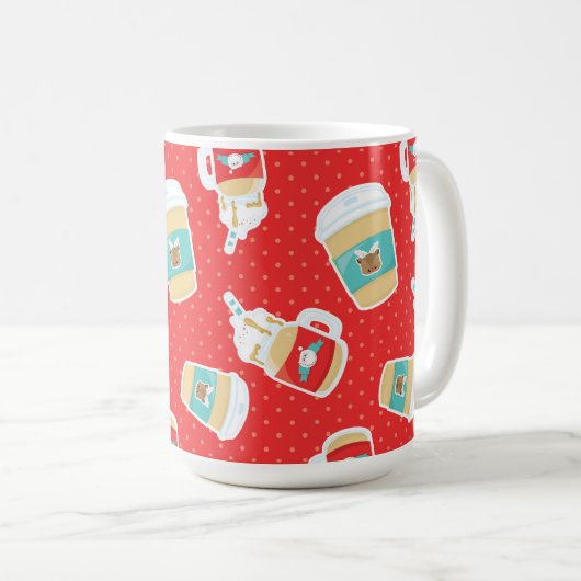Individuelle Name Weihnachtsgeschenk Tasse (VorderseiteRechts)
