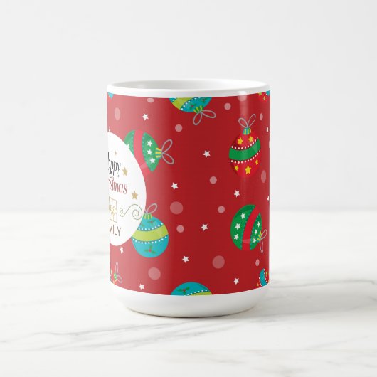 Individuelle Name Weihnachtsgeschenk Tasse - Glock (Mittel)
