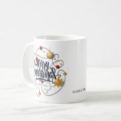 Individuelle Name Weihnachtswünsche Kaffeetasse (Vorderseite Links)