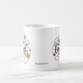 Individuelle Name Weihnachtswünsche Kaffeetasse (Mittel)