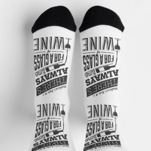Individuelle Name Weinangebot Socken