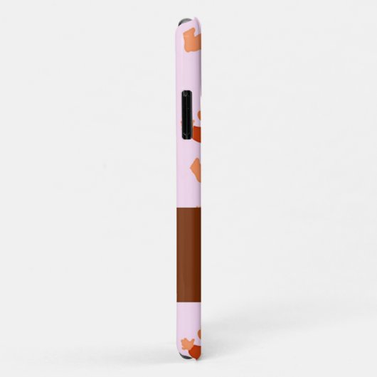 Individuelle Name weint auf rosa Säuglinge Case-Mate iPhone Hülle (Hinten/Rechts)